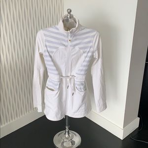 3/4 length retro lululemon zip up